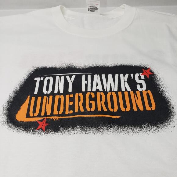 Vintage Tony Hawk’s Underground Video Game Promo Shirt Mens XL White Anvil Y2k - Picture 14 of 16
